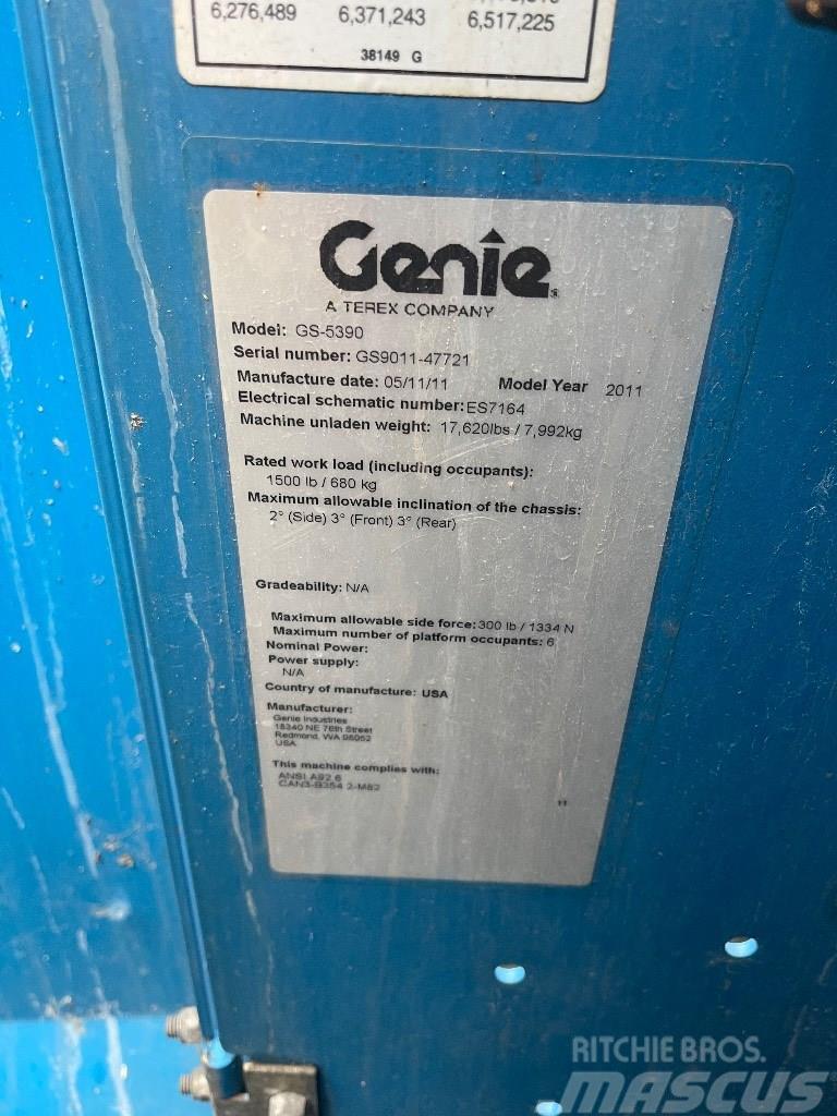 Genie GS 5390 Plataformas tijera