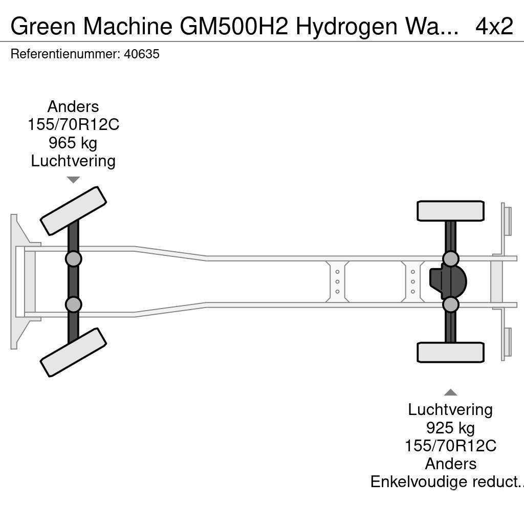 Green Machines GM500H2 Hydrogen Waterstof Sweeper Otros tipos de vehículo de asistencia