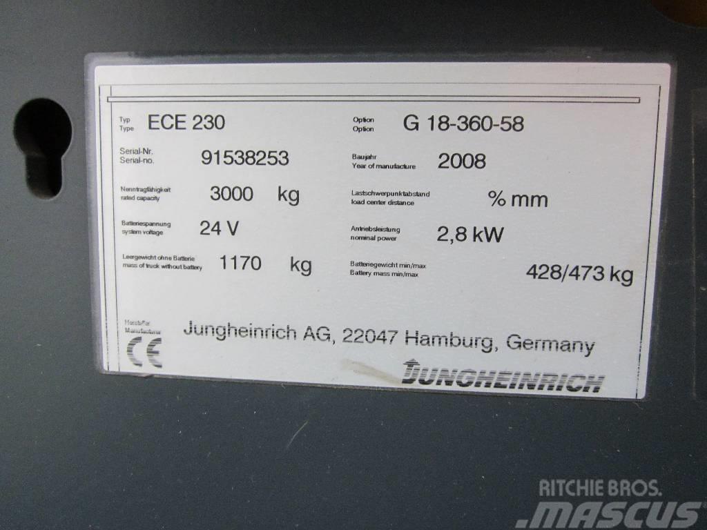 Jungheinrich ECE230 Carretillas de horquilla eléctrica