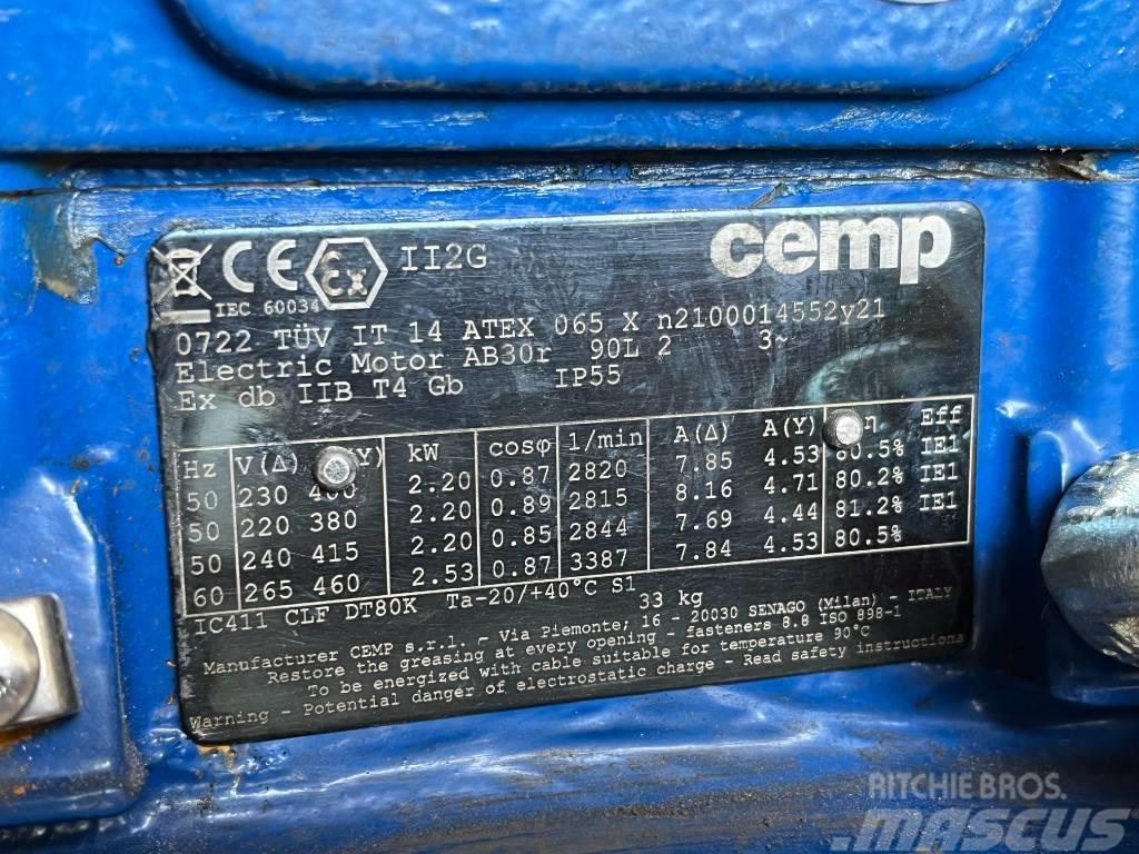  CEMP Electric Motor ATEX 230V 2,2kW 2800RPM Motores