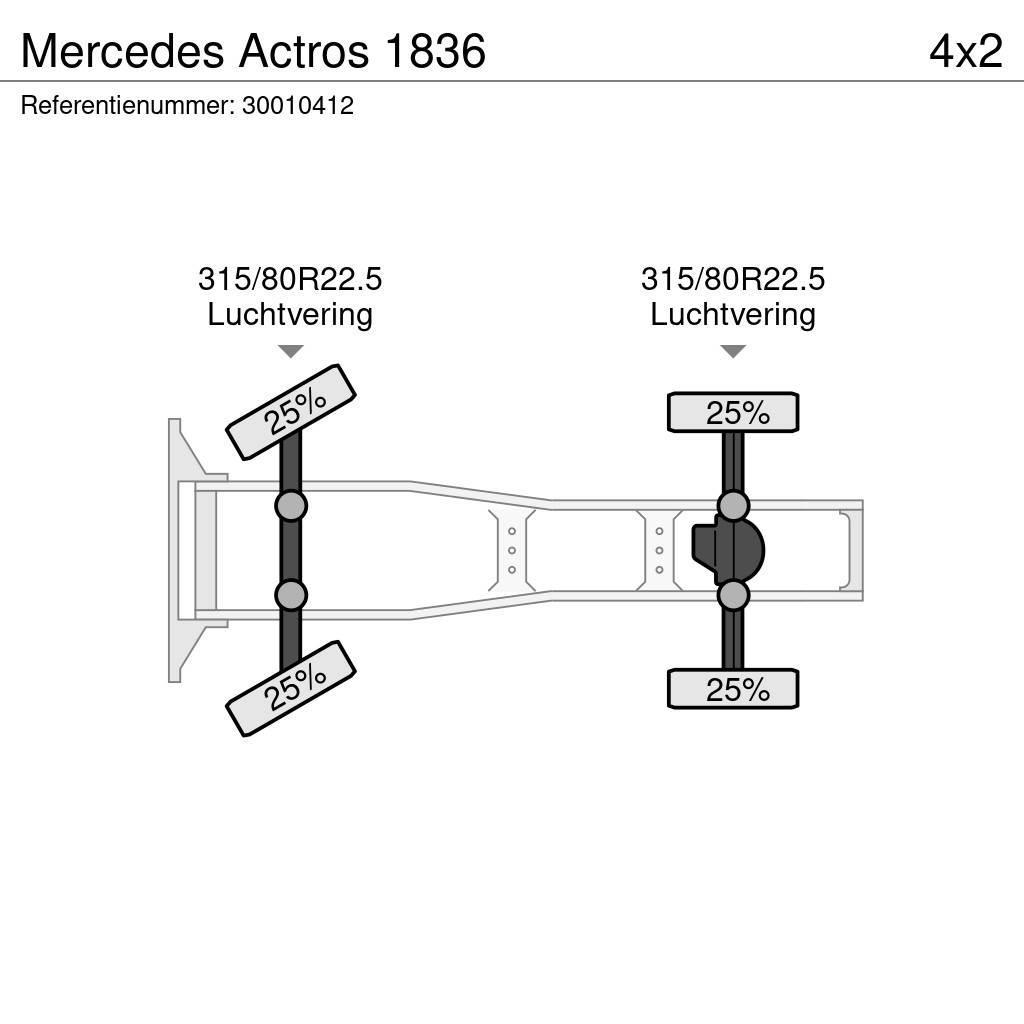 Mercedes-Benz Actros 1836 Cabezas tractoras