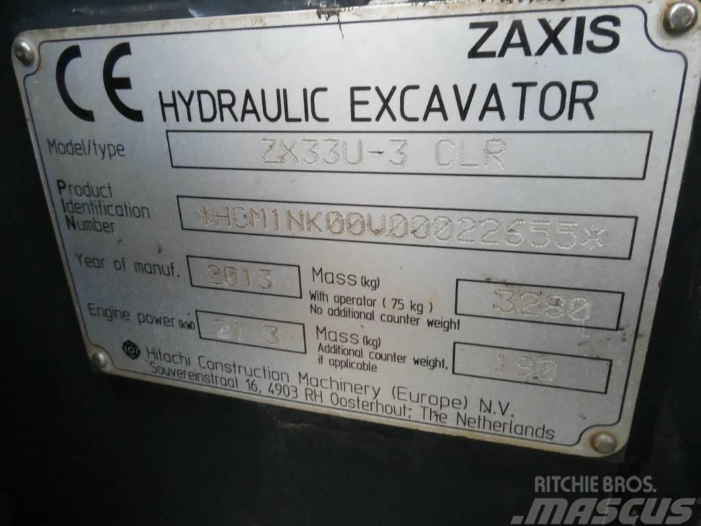 Hitachi ZX 33 U CLR Mini excavadoras < 7t