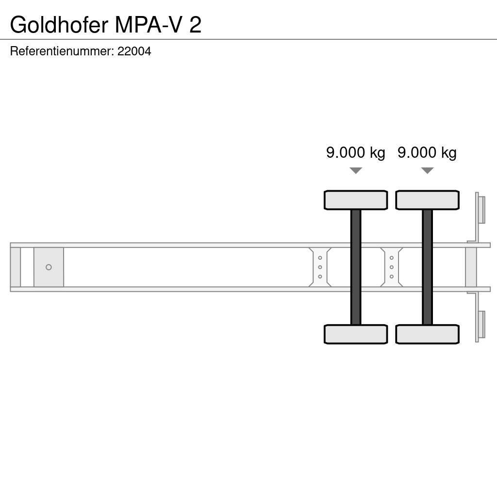 Goldhofer MPA-V 2 Semirremolques de góndola rebajada