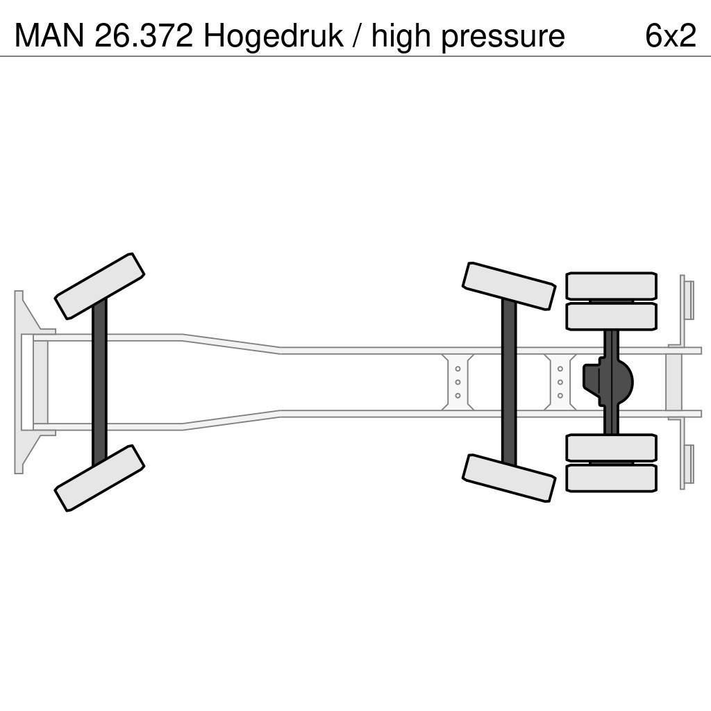 MAN 26.372 Hogedruk / high pressure Camiones aspiradores/combi