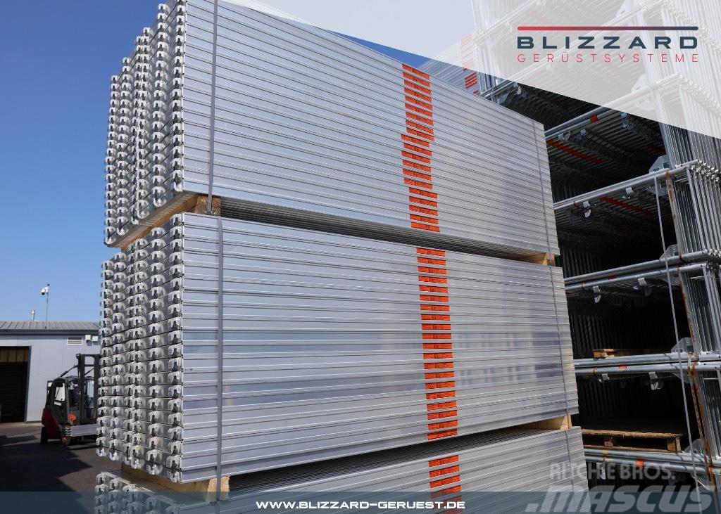 Blizzard S70 163,45 m² neues Blizzard Stahlgerüst + Durchst Andamios