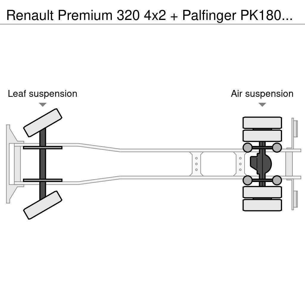 Renault Premium 320 4x2 + Palfinger PK18002-EH C (Year 201 Camiones polibrazo