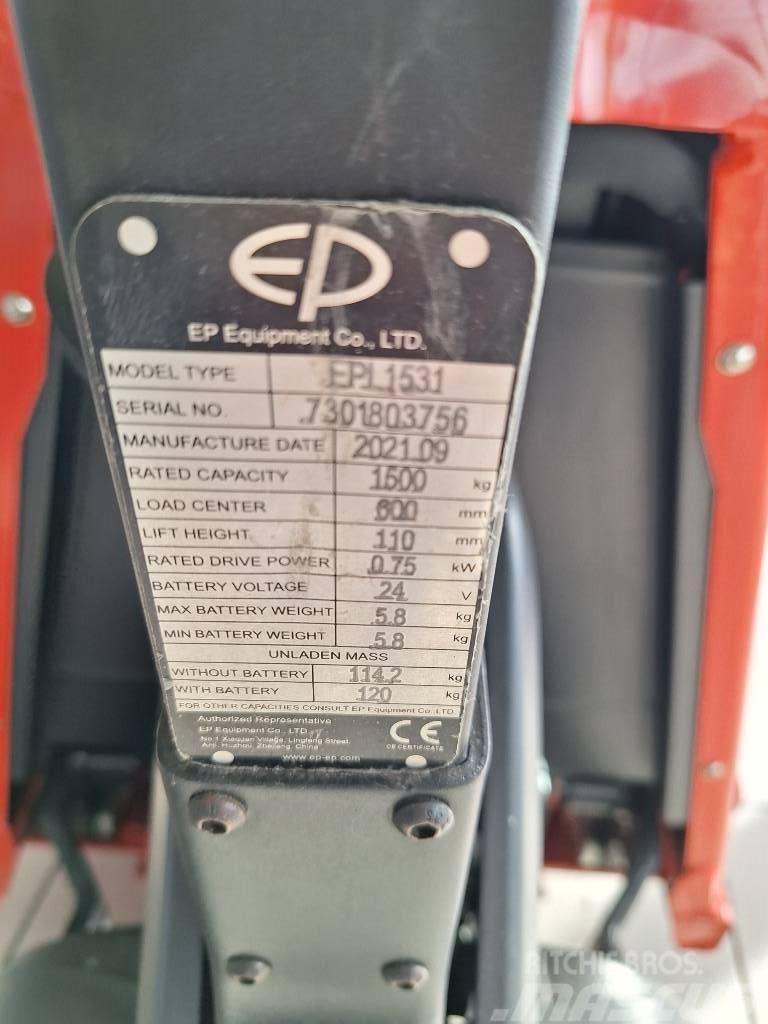  Li-ON ΕΡΙ1531 Apiladores eléctricos autopropulsados