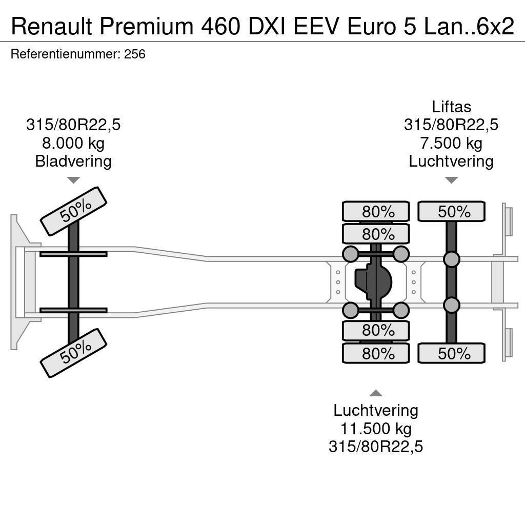 Renault Premium 460 DXI EEV Euro 5 Lander 6x2 Meiller 20 T Camiones polibrazo