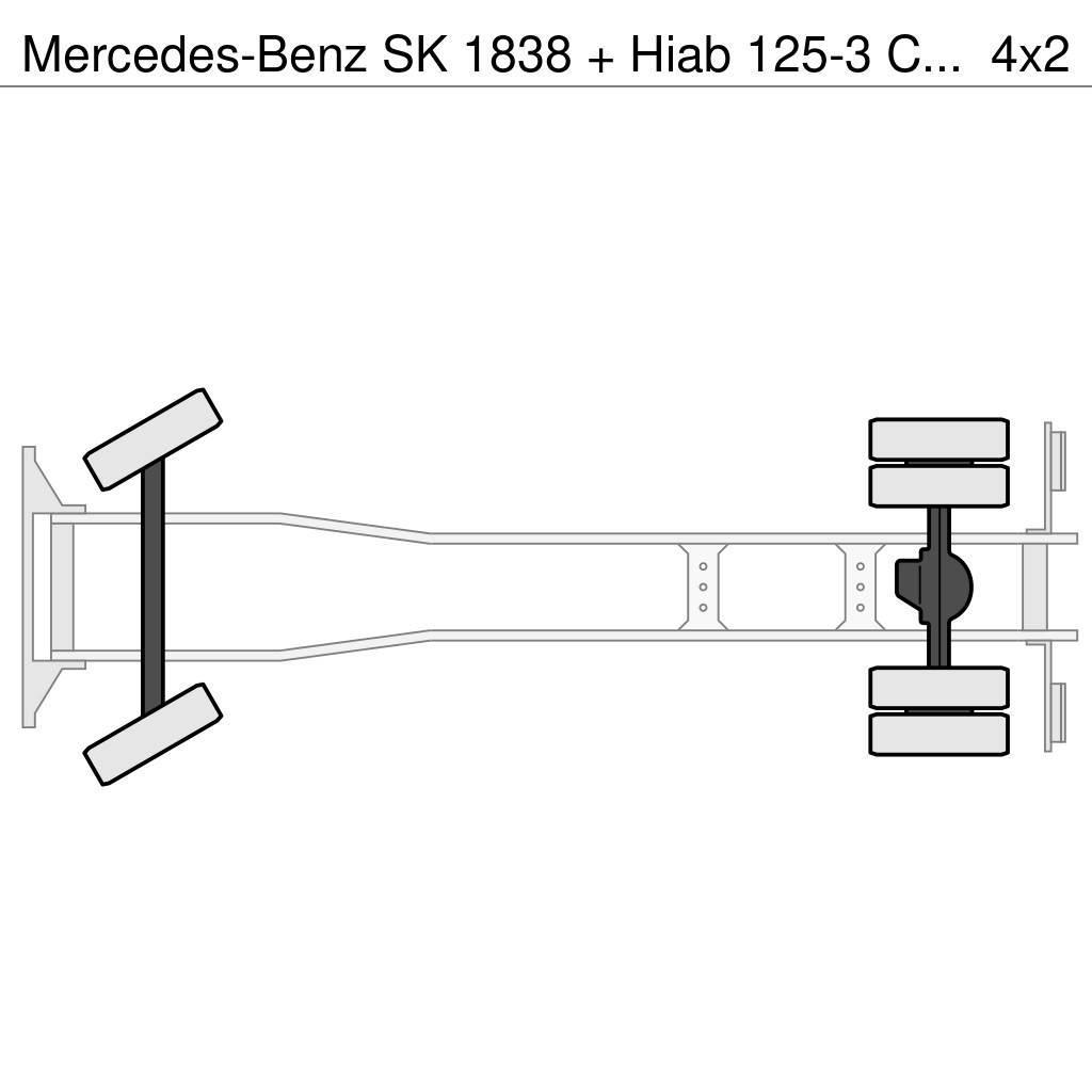 Mercedes-Benz SK 1838 + Hiab 125-3 Crane Grúas todo terreno