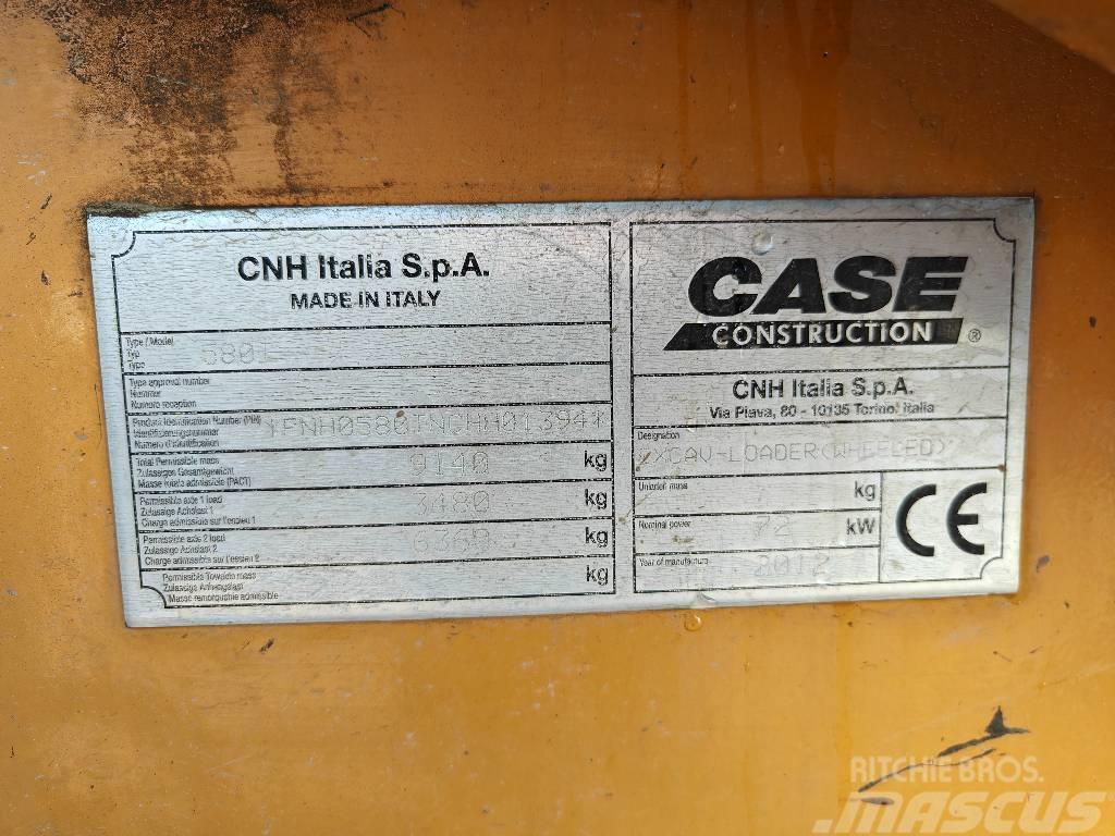 CASE 580 T Retrocargadoras