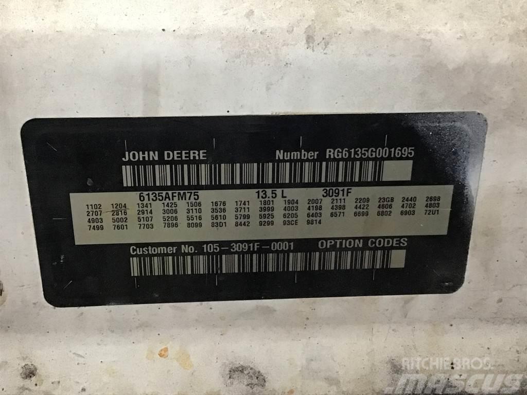 John Deere 6135AFM75 FOR PARTS Motores