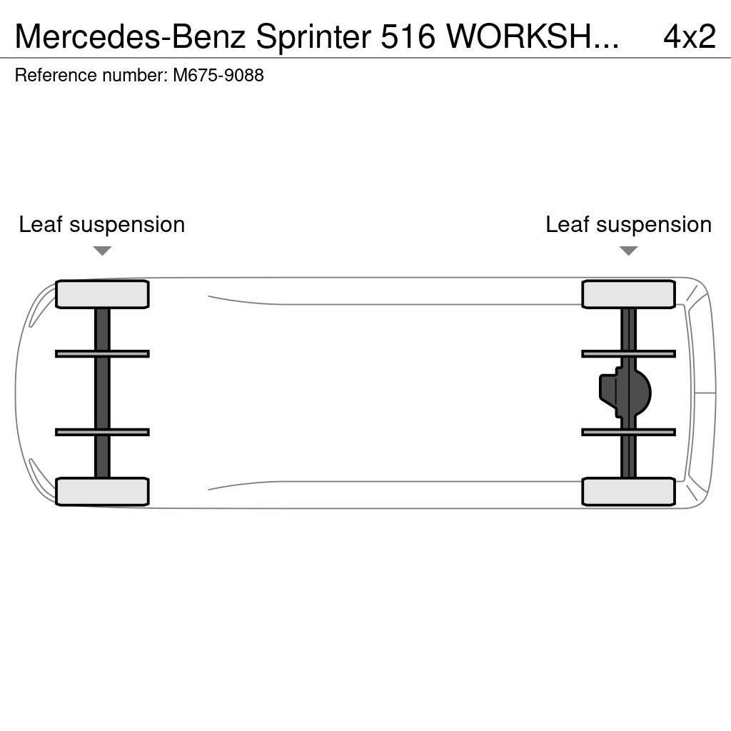 Mercedes-Benz Sprinter 516 WORKSHOP EQUIPMENT / BOX L=4559 mm Furgonetas /Furgón