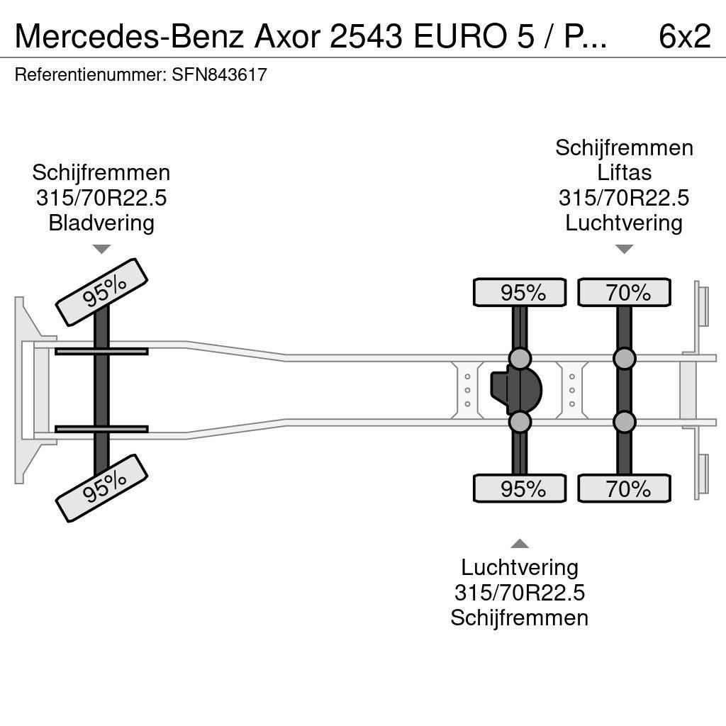 Mercedes-Benz Axor 2543 EURO 5 / PTO / AIRCO / EPS 3 PEDALEN / L Camiones polibrazo
