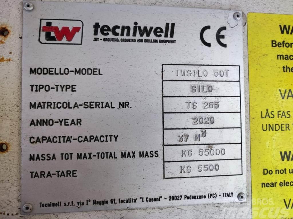  Techniwell TWSILO 50T HORIZONTAL STACKABLE SILO Desmontables