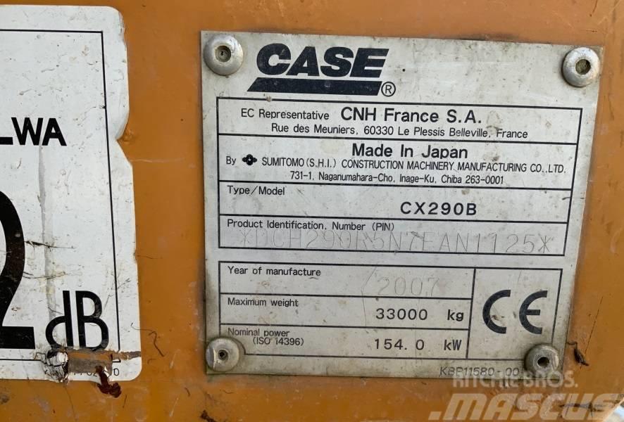 CASE CX 290 B + ROTOTILT Excavadoras de cadenas