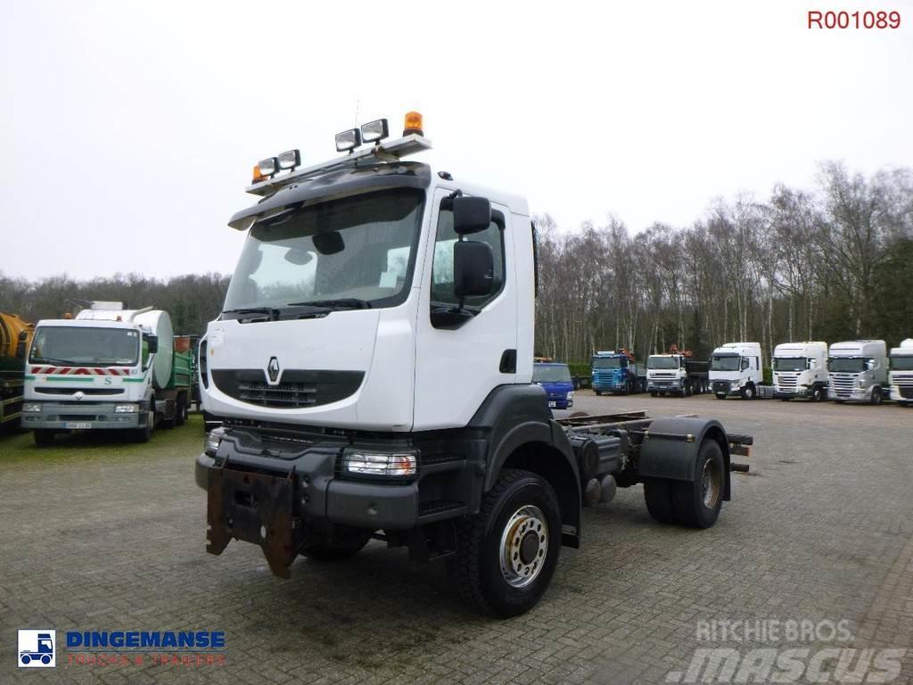 Renault Kerax 380 DXI 4x4 Euro 5 chassis + PTO Camiones chasis