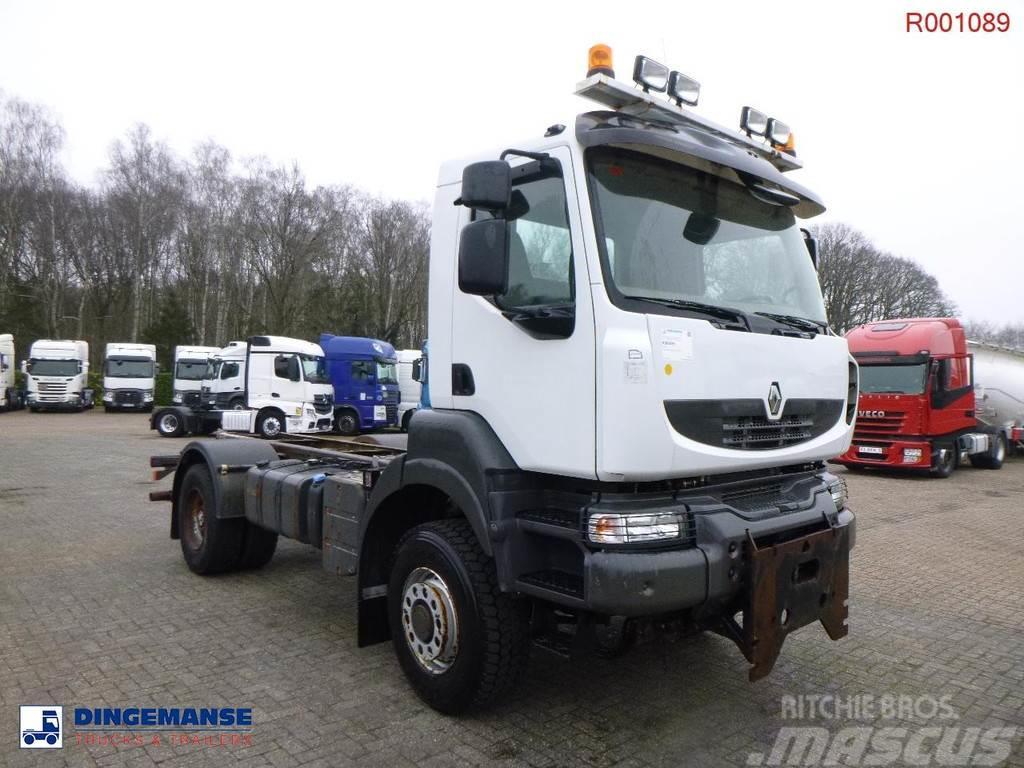 Renault Kerax 380 DXI 4x4 Euro 5 chassis + PTO Camiones chasis