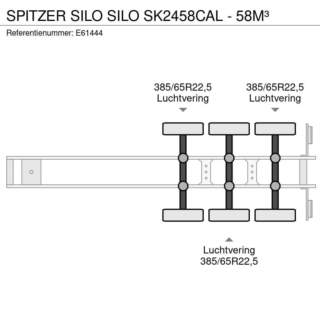 Spitzer Silo SILO SK2458CAL - 58M³ Semirremolques cisterna