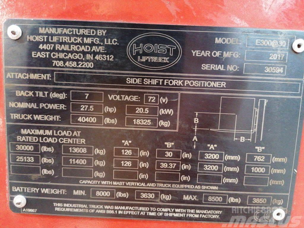 Hoist E300 Carretillas de horquilla eléctrica