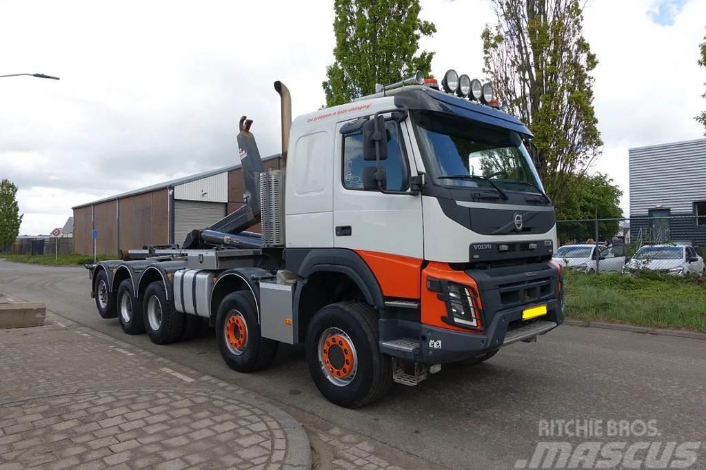 Volvo FMX 460 10X6 VDL 40 TONS HAAKSYSTEEM / KEURING 202 Camiones polibrazo