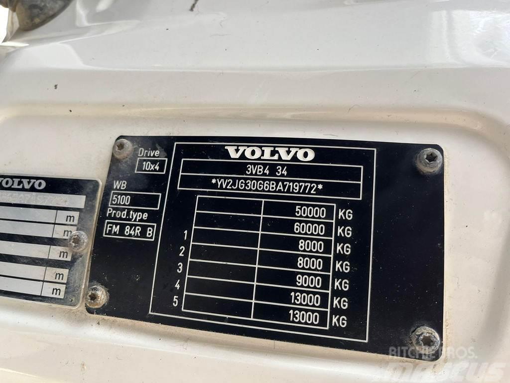 Volvo FMX 500 10x4 RETARDER / FULL STEEL / BOX L=6358 mm Camiones bañeras basculantes o volquetes