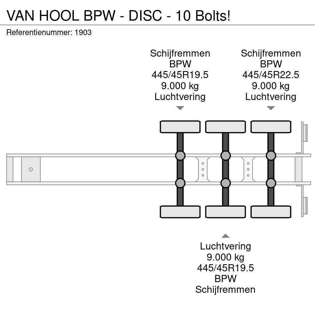 Van Hool BPW - DISC - 10 Bolts! Semirremolques con caja de lona
