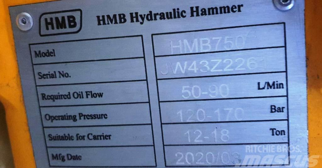HMB 750 Martillos hidráulicos