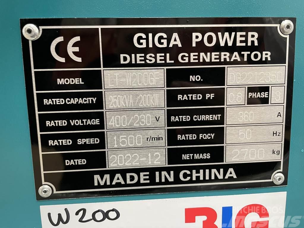  Giga power LT-W200GF 250KVA closed box Otros generadores