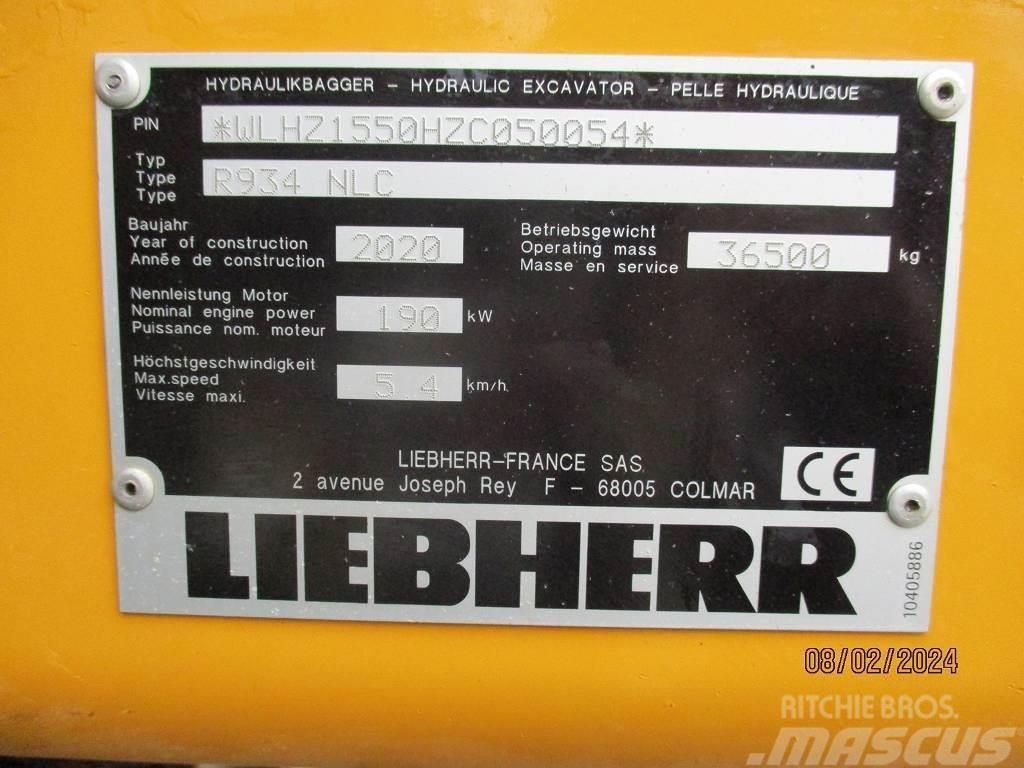 Liebherr R 934 Litronic Excavadoras de cadenas