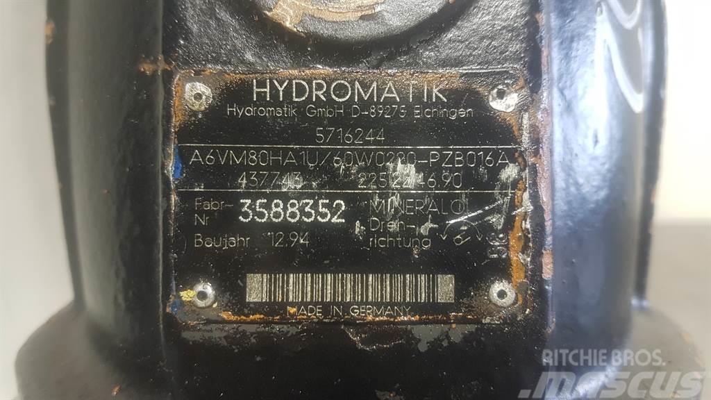 Hydromatik A6VM80HA1U/60W - Drive motor/Fahrmotor/Rijmotor Hidráulicos