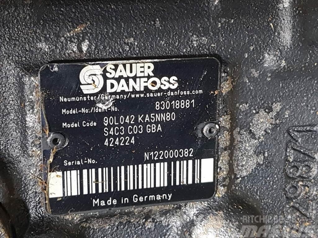 Sauer Danfoss 90L042KA5NN80S4C3-83018881-Drive pump/Fahrpumpe Hidráulicos