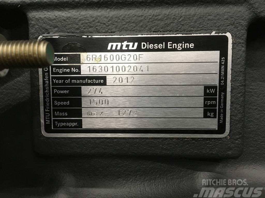 MTU 6R1600 G20F NEW Motores