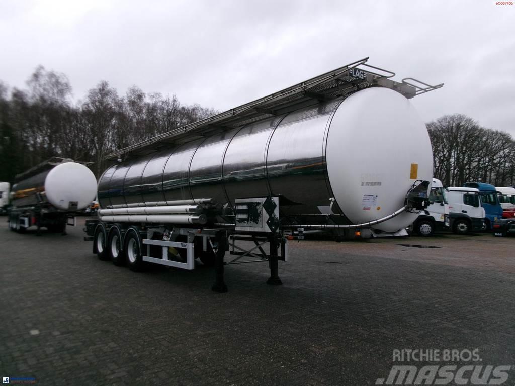 LAG Chemical tank inox L4BH 30 m3 / 1 comp + pump Semirremolques cisterna