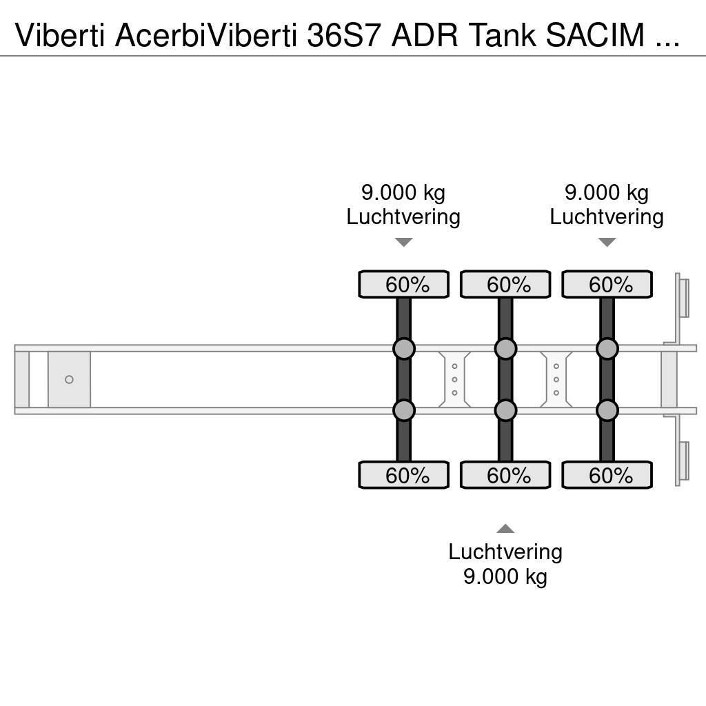 Viberti AcerbiViberti 36S7 ADR Tank SACIM 34.430L Semirremolques cisterna