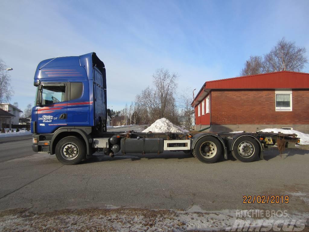 Scania R 124 LB 6X2 4700 Camiones portacontenedores