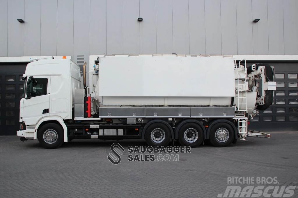 Scania R540 Amphitec Vortex 11000 suction excavator Camiones aspiradores/combi
