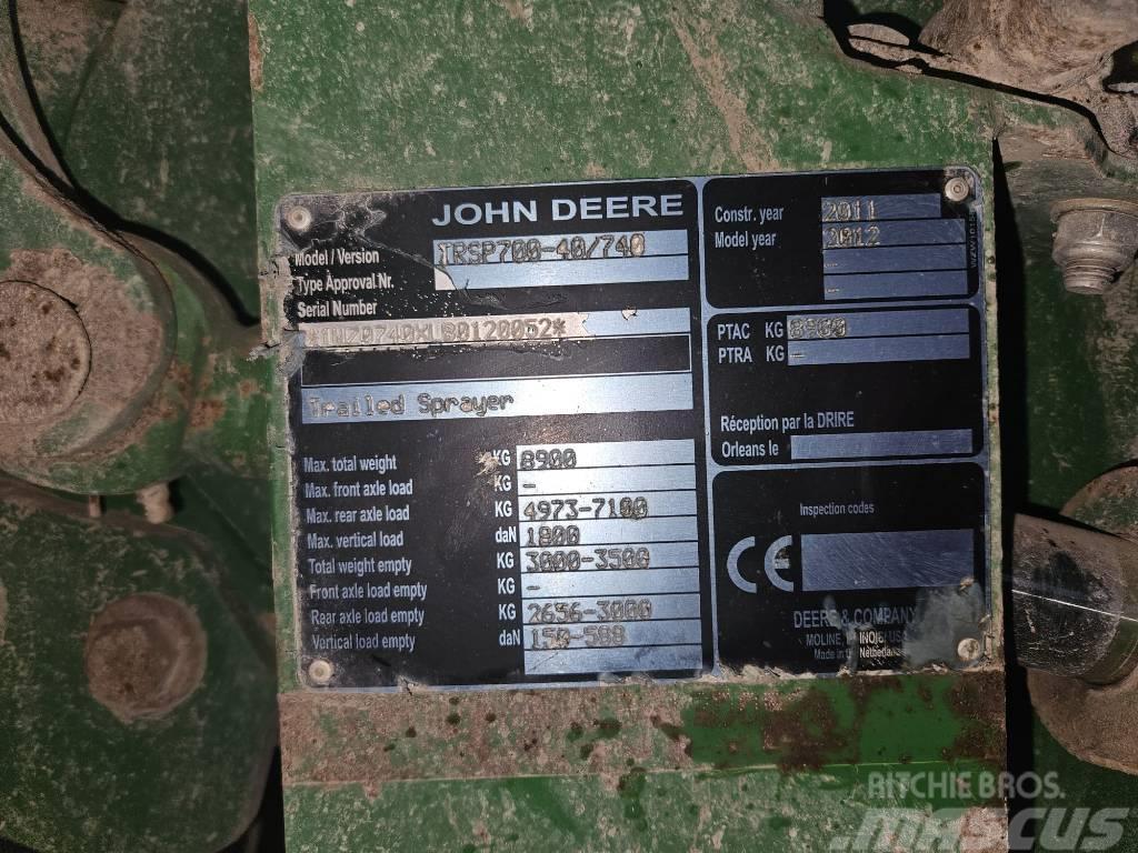 John Deere 740 Pulverizadores arrastrados