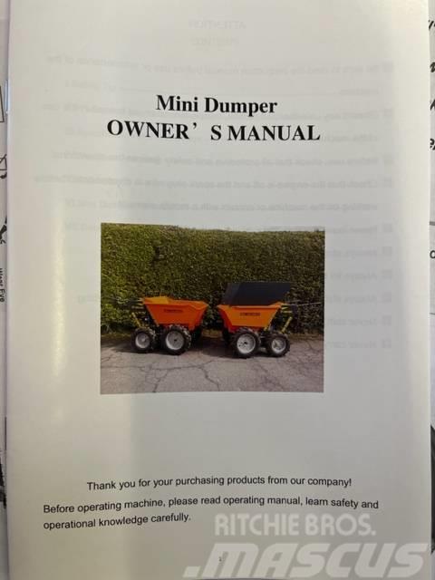 Mini Dumper 4WD Chain Drive Dúmpers de obra