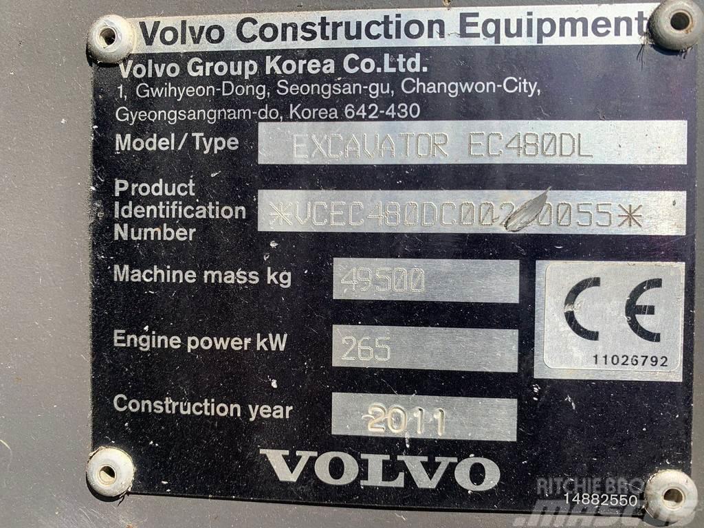 Volvo EC480DL Excavator pe Senile Excavadoras especiales