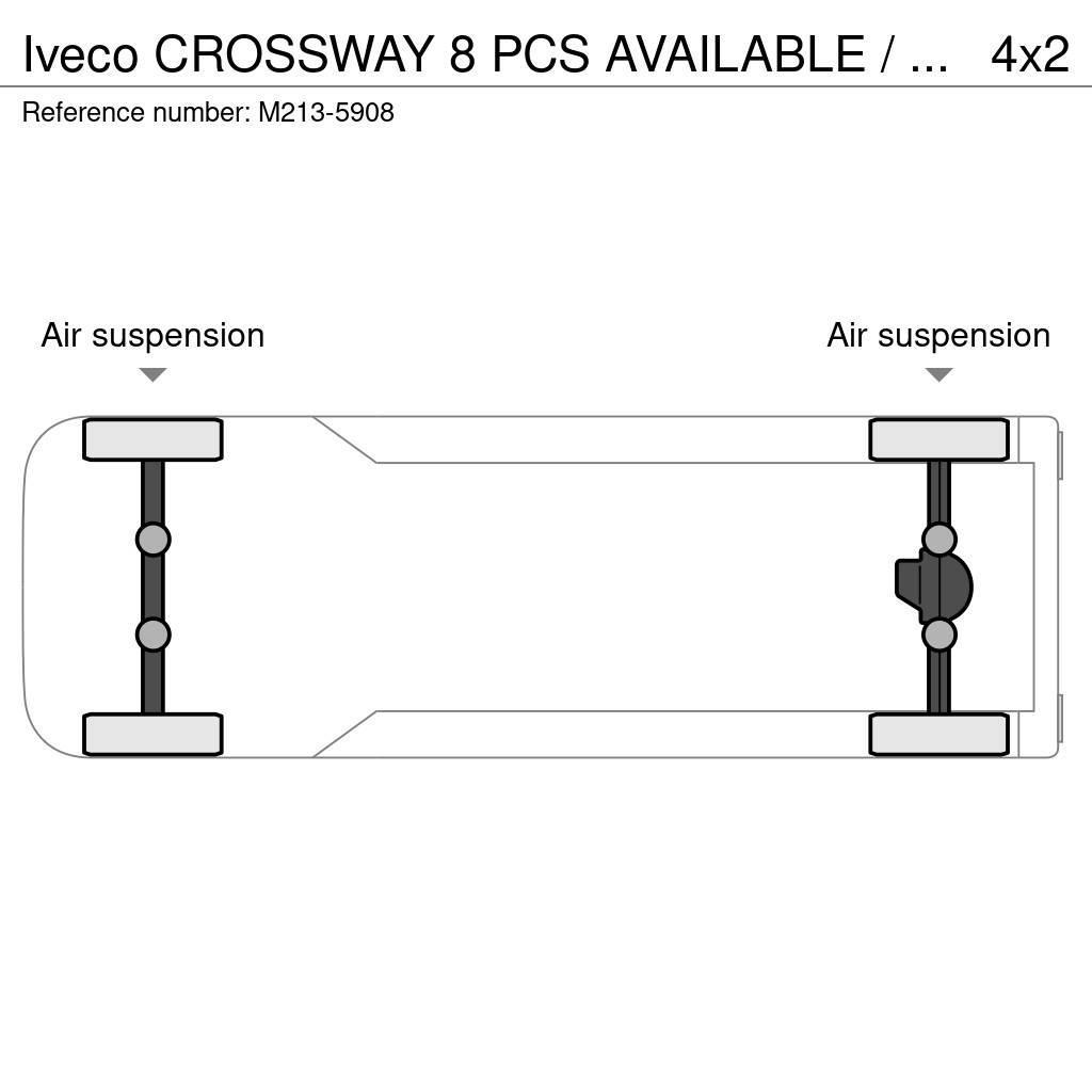 Iveco CROSSWAY 8 PCS AVAILABLE / EURO EEV / 44 SEATS + 3 Autobuses interurbanos