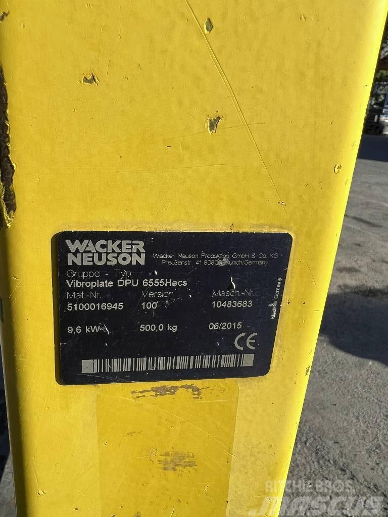 Wacker Neuson Vibroplate DPU 6555 Hecs*500 kg*E Start Vibradores