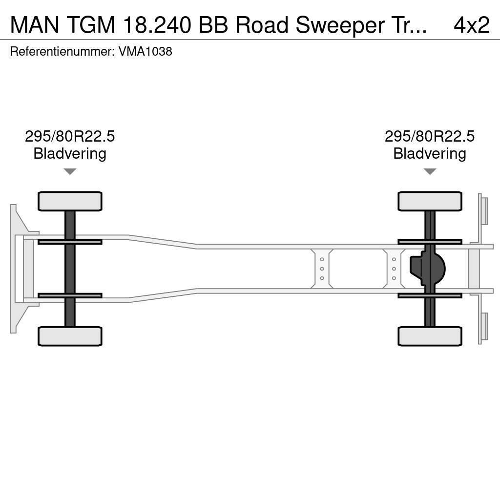 MAN TGM 18.240 BB Road Sweeper Truck (3 units) Otros tipos de vehículo de asistencia