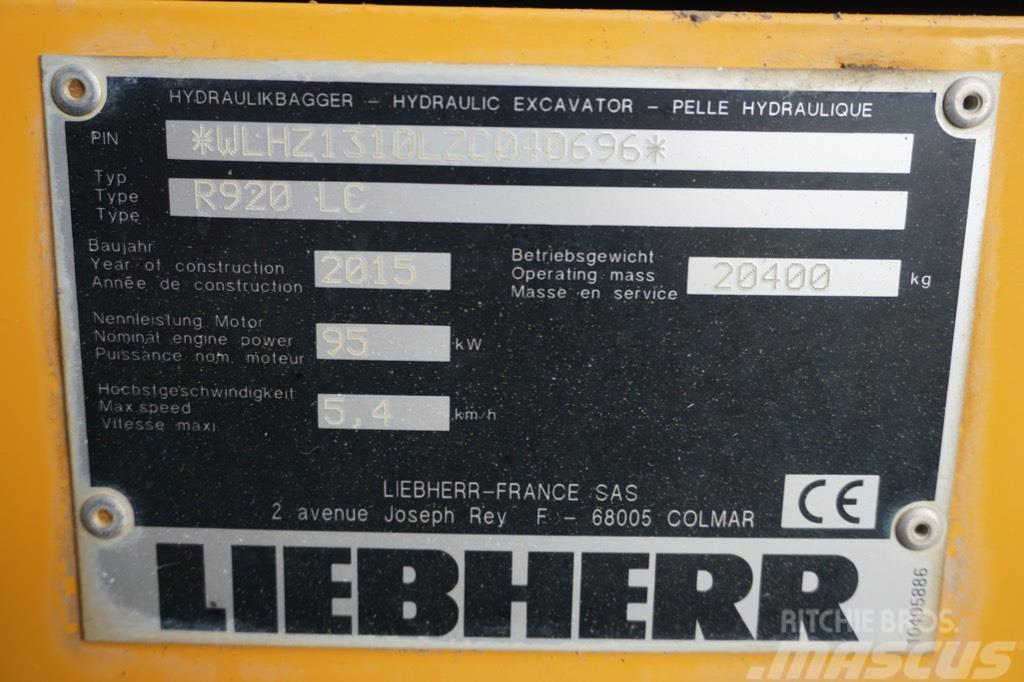 Liebherr R 920 LC Excavadoras de cadenas