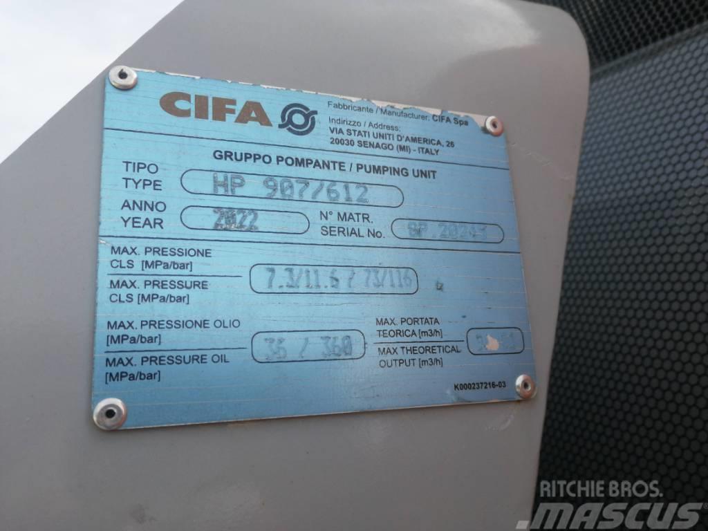 Cifa PC 907/612 D8 Plumas de hormigón