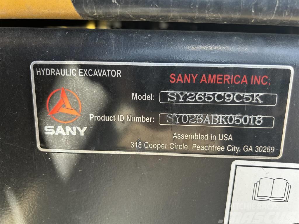 Sany SY265C Excavadoras de cadenas