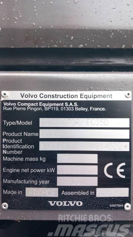 Volvo EC35D (ex DEMO) 750u Retrocargadoras
