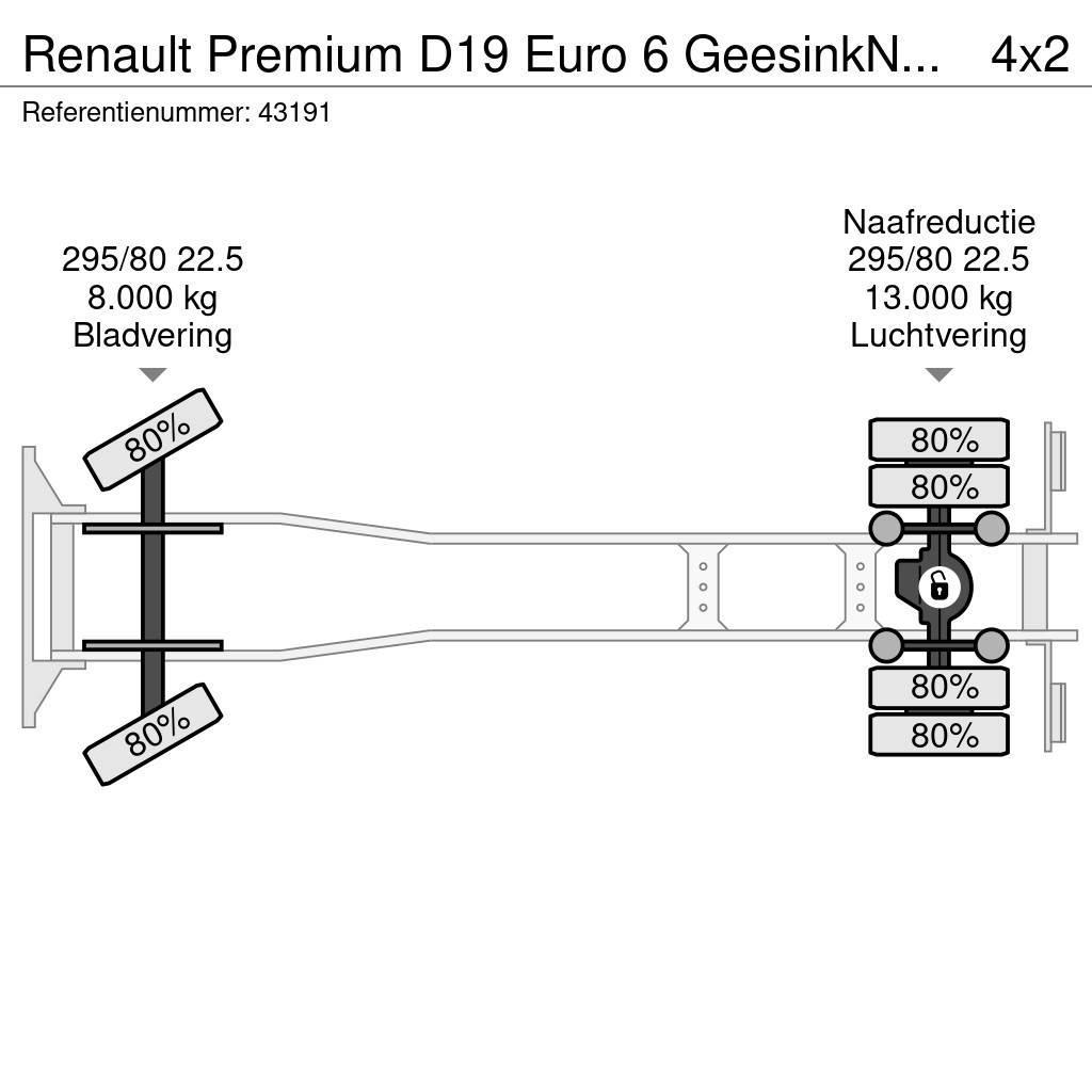 Renault Premium D19 Euro 6 GeesinkNorba MF 300, 16m³ Camiones de basura