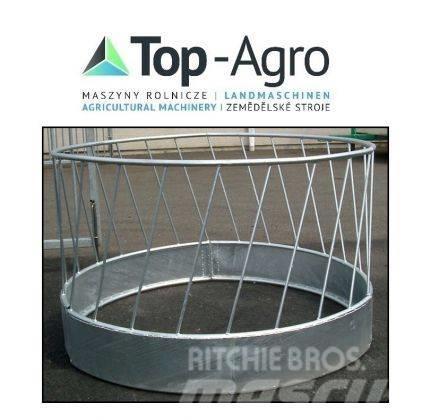 Top-Agro (RRF24) Round feeder, galvanized for 24 sheep, NEW Alimentador de animales
