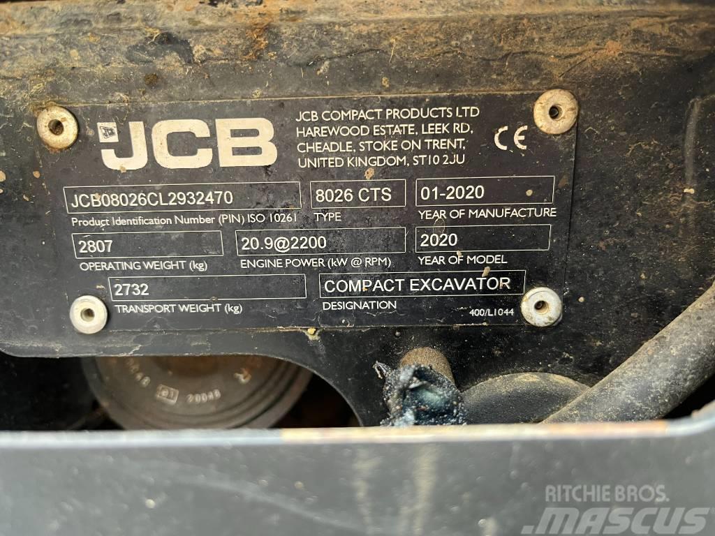 JCB 8026 Mini excavadoras < 7t