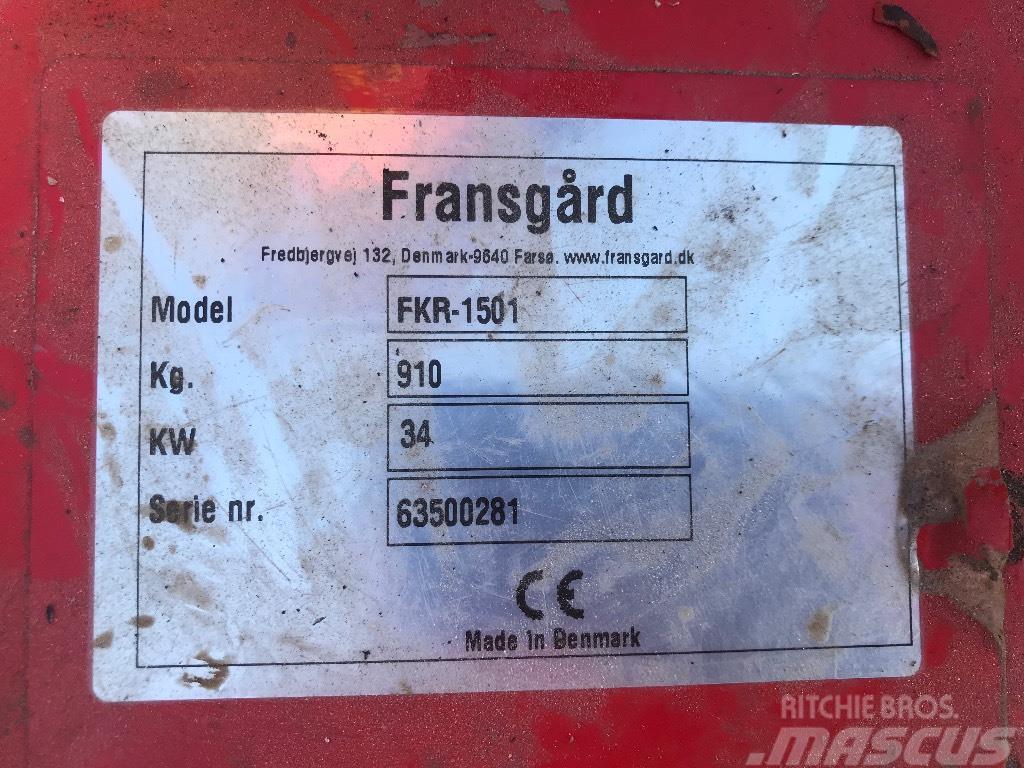 Fransgård FKR 1501 Segadoras y cortadoras de hojas para pastos